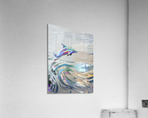 Cheerful Dolphins Acrylic Print