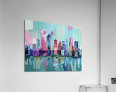 NYC Skyline Colors Acrylic Print