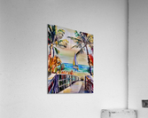 Naples Beach 4th Avenue South Entryway  Acrylic Print