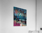 Moonlit Naples Beach Acrylic Print