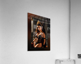 Portrait Of Rycina Hendorniski Gorgeous AI Concept Art by Xzendor7 Acrylic Print