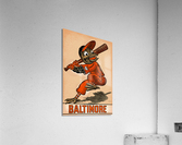 Vintage Baltimore Orioles Art Acrylic Print