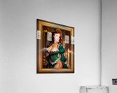 Helenia Saitian Enchanting Fantasy AI Concept Art Portrait by Xzendor7 Acrylic Print