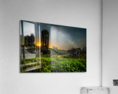 Abandoned farm reclaimed by Mother Nature Acrylic Print