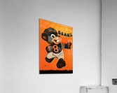 Jerry Keefe Chicago Bears Cartoon Art  Acrylic Print