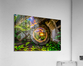 Ithaca Gun Sunset Art canvas Acrylic Print