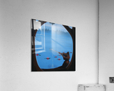 Samarai Slicing Water Droplets Acrylic Print