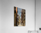 Lovat Lane in the City of London with skyscrapers filling sky Acrylic Print