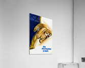 1970 Pitt Panther Art Acrylic Print