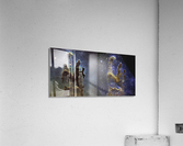 Pillars of Creation Hubble and Webb Images Side b  Acrylic Print