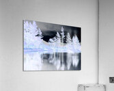  Pale Inverted Moody Lochan Acrylic Print