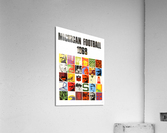 1968 Michigan Football Art Acrylic Print