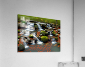 A tranquil zen sanctuary waterfall 1 Acrylic Print