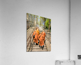 Monks Walking Up to Montmartre Acrylic Print