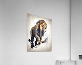 Ascension Royale : Lion en Style Acrylique Anime Acrylic Print