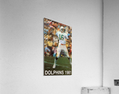 1981 Miami Dolphins Throwback Art Acrylic Print