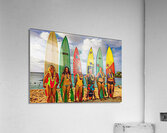 GiRLS N SURFBOARDS Acrylic Print