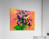 Orange Poster Lilies  Acrylic Print
