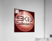 Retro EKU Colonels Basketball Art Acrylic Print