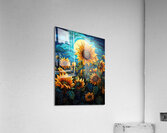 Petal Pizzicato: Vibrant Visions Acrylic Print