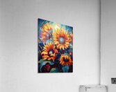 Sunflower Staccato: Vibrant Visions Acrylic Print