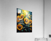 Floral Fugue: Vibrant Visions Acrylic Print