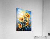 Sunflower Serenade: Sunlit Symphony Acrylic Print