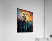 Melancholic Meltdown: Minds Turmoil Acrylic Print