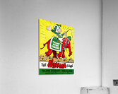 1956 Alabama vs. Tulane Football Cover Art Acrylic Print
