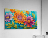 Beautiful Flower Painting large canvas painting Mural Painting Acrylic Print