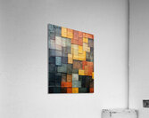 Honey Gold & Sage Green Tilescape Acrylic Print