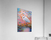 Fancy Egret Acrylic Print