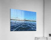 Boat Photography & Paint Acrylic Print