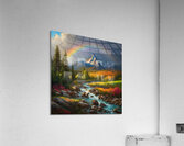 Rainbow Mountains Acrylic Print