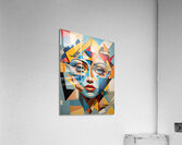 Geometric Deconstruction Dynamic art Acrylic Print