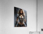Ultra-Realistic Fantasy Female Warrior Acrylic Print