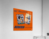 1988 SEC Champions Auburn Football Art Acrylic Print