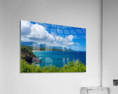 Coastline to Princeville from Kilauea Lighthouse Kauai Acrylic Print