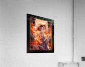 The Beauty Of Dawn Art Nouveau Allegorical AI Concept Art Portrait by Xzendor7 Acrylic Print