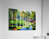 Naples Botanical Gardens Lotus Pond Acrylic Print