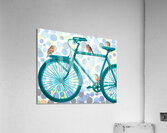 Better By Bike Painting III Artist Irina Sztukows Acrylic Print
