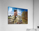 art   soldier tefilin SHMA YISROEL 1 Acrylic Print