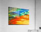 Sunset Pixel Art Acrylic Print