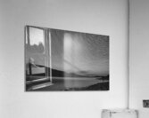 string lake star trails 1327 base nik crop bw hea Acrylic Print