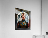 Portrait Of Duchess Taiesha Rynash Alluring AI Concept Art by Xzendor7 Acrylic Print