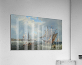 Boats by the sea Acrylic Print