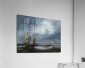 Shipping off Seaham Acrylic Print