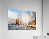 A Breezy Day off Flamborough Head Acrylic Print