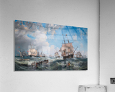 The Channel fleet in heavy weather Acrylic Print