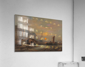 Preparation of fishing boats, Low Countries Acrylic Print